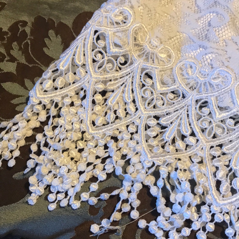 Scott McClintock white lace dress vintage - Picture 2 of 7